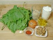 Yoğurtlu Asma Yaprağı Salatası