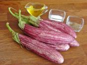 Fırında Mor Patlıcan Kızartması