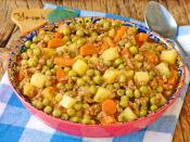 Kıymalı Garnitür Yemeği