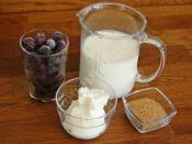 Yaban Mersinli Milkshake