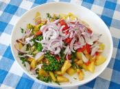 Fırınlanmış Patates Salatası