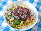 Fırınlanmış Patates Salatası