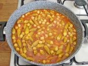 Nohutlu Bamya Yemeği