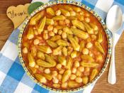 Nohutlu Bamya Yemeği