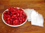 Buzlukta Kızılcık Saklama Yöntemi