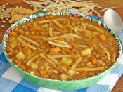 Erişteli Yeşil Mercimek Yemeği