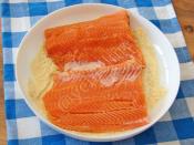 Tavada Mısır Unlu Somon Balığı