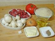 Etli Mantarlı Pilav