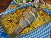 Fırında Sebzeli Levrek