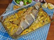 Fırında Sebzeli Levrek