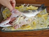 Fırında Sebzeli Levrek