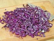 Mor Lahanalı Mercimek Salatası