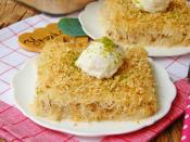 Sütlü Kadayıf Tatlısı