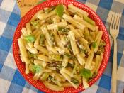 Kuşkonmazlı Makarna