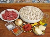 Etli Şeker Fasulyesi Yemeği