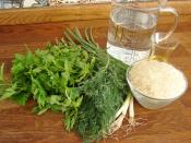 Zeytinyağlı Yeşil Pilav