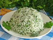 Zeytinyağlı Yeşil Pilav