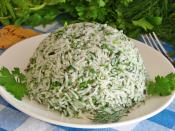 Zeytinyağlı Yeşil Pilav