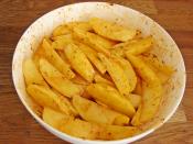 Baked Potato Wedges Recipe