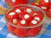 Peynir Dolgulu Kiraz Biberi Turşusu