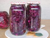 Susuz Mor Lahana Turşusu