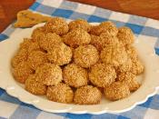 Bayatlamayan Susamlı Kurabiye