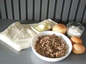 Kıymalı Gül Böreği