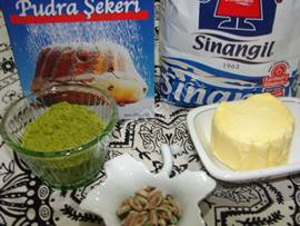 Fıstıklı Yeşil Kurabiye