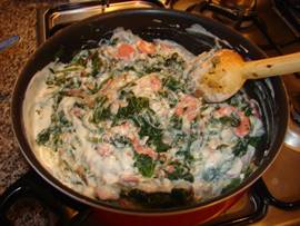 Patates Püreli Ispanaklı Graten