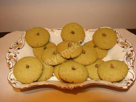 Fıstıklı Yeşil Kurabiye