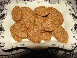 Mahlepli Susamlı Kurabiye (Tuzlu)