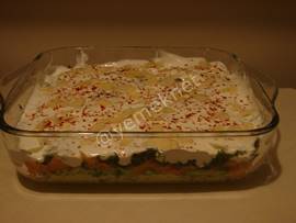 Renkli Patates Pastası