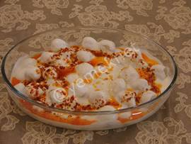 Bulgur Köftesi (Yoğurt Soslu)