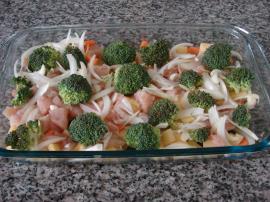 Fırında Tavuklu Brokoli