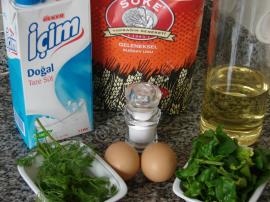 Ispanaklı Yeşil Krep