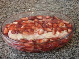 Çilekli Milföy Pasta