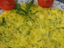Kabaklı Dereotlu Omlet