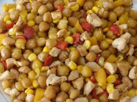 Kızartılmış Nohut Salatası