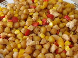 Kızartılmış Nohut Salatası