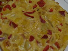 Kremalı Gökkuşağı Omlet