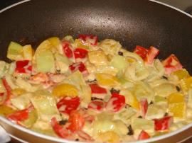 Kremalı Gökkuşağı Omlet