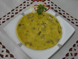 Kremalı Mantarlı Omlet
