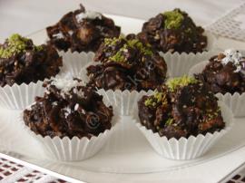 Mısır Gevreğinden Çikolata Topları