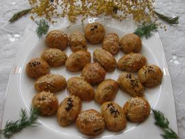 Dereotlu Poğaça (Tuzlu, Mayasız)