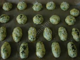 Dereotlu Poğaça (Tuzlu, Mayasız)