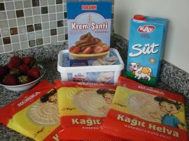 Dondurmalı Kağıt Helva Pastası