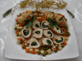 Ispanaklı Tavuk Sarma