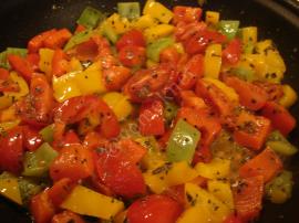 Kremalı Biber Soslu Spagetti