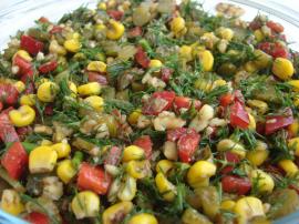 Dereotlu Cevizli Salata