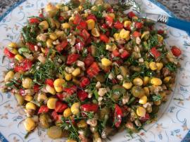 Dereotlu Cevizli Salata